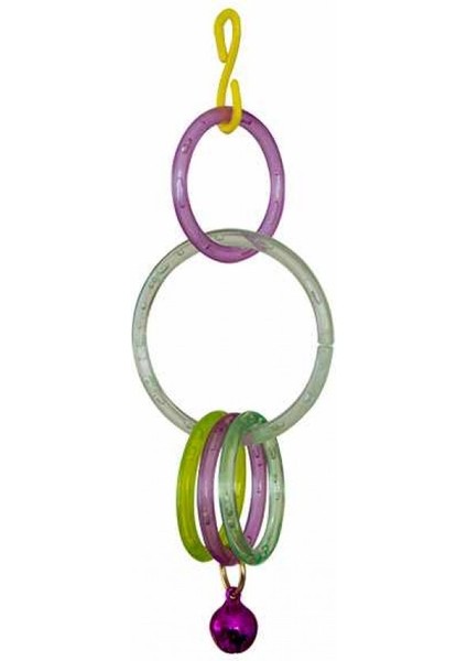 Exovit Olimpik Kuş Oyuncak Halka 5 x 14 cm 5 Li