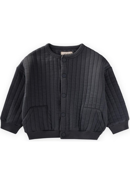 Kapitone Ceket 1-10 Yaş Antrasit