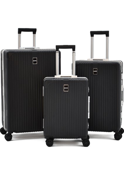 Alüminyum Alaşımlı 3'lü Valiz Seti – Tsa Kilitli, Ultra Dayanıklı, Sessiz Tekerlek