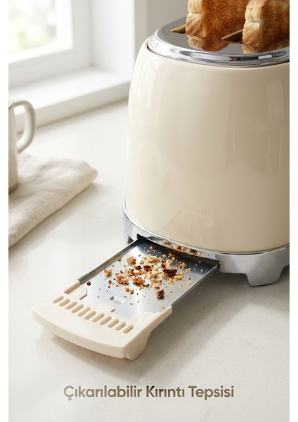 Fr-Ek Panella 2 Dilim + Tost Aparatlı Krem Pro Ekmek Kızartma Makinesi fiyatları