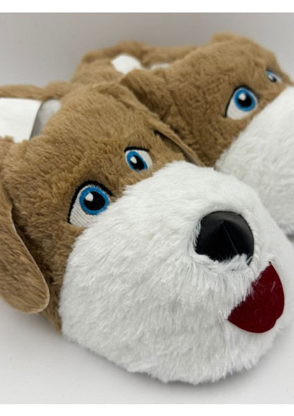 Köpek Figürlü Peluş Kışlık Panduf – Ultra Yumuşak, Sıcak Taban fiyatları