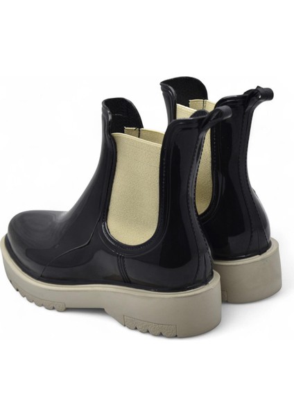 300-50 Ortopedik Taban Lastikli Günlük Kadın Bot Plastik Bot Su Geçirmez Kadın Bot fırsatları