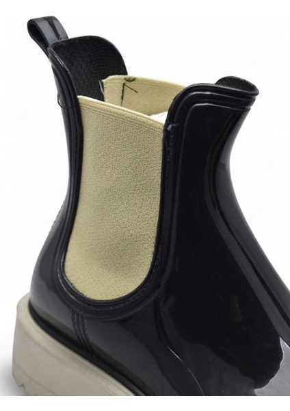 300-50 Ortopedik Taban Lastikli Günlük Kadın Bot Plastik Bot Su Geçirmez Kadın Bot indirimleri