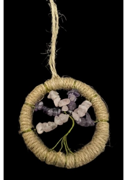 Sertifikalı Ametist Pembe Kuvars Doğal Taş El Yapımı Duvar Süsü & Araba Süsü & Kapı Süsü modelleri