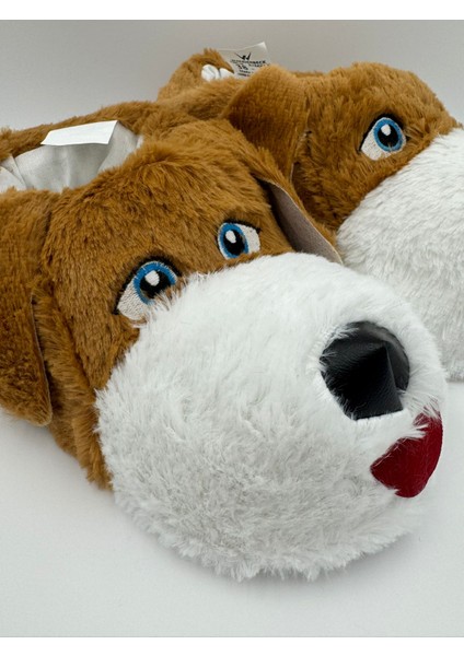 Köpek Figürlü Peluş Kışlık Panduf – Ultra Yumuşak, Sıcak Taban fiyatları