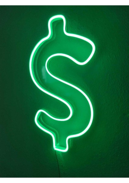 Dolar Neon Şekiller Işaret Neon LED Dekoratif Duvar Aydınlatması Neon Duvar Yazısı modelleri