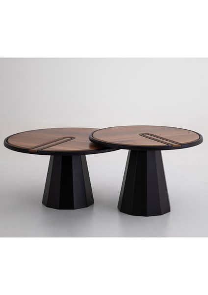 Lina Ikili Orta Sehpa Seti Ceviz fiyatları