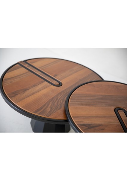 Lina Ikili Orta Sehpa Seti Ceviz fırsatları