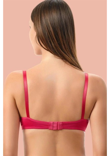 Özel Tasarım Kırmızı Dolgusuz Mıkro Tek Sütyen fiyatları