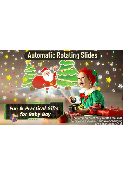 LED Gece Lambası Yıldızlı Gökyüzü Projektör Galaxy Robot Projeksiyon Lambası Müzik Çalar indirimleri