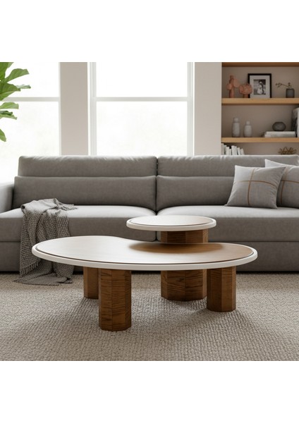 Trio Ikili Orta Sehpa Seti