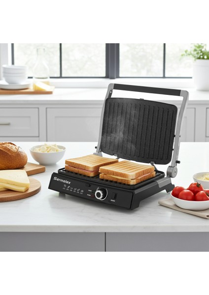 5000 Pro Grill Tost Makinesi (Inox)