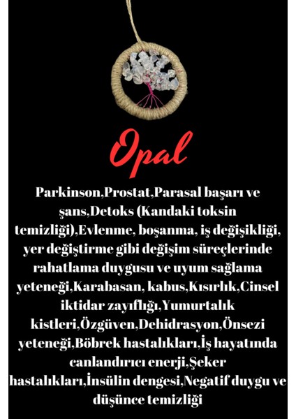 Sertifikalı Opal Doğal Taş El Yapımı Duvar Süsü & Araba Süsü & Kapı Süsü fiyatları