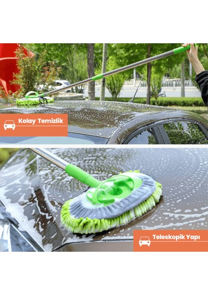 Araba Yıkama Fırçası Mop/paspas, Uzun Saplı Detaylı Yıkama Fırçası,mikrofiber Çiziksiz modelleri