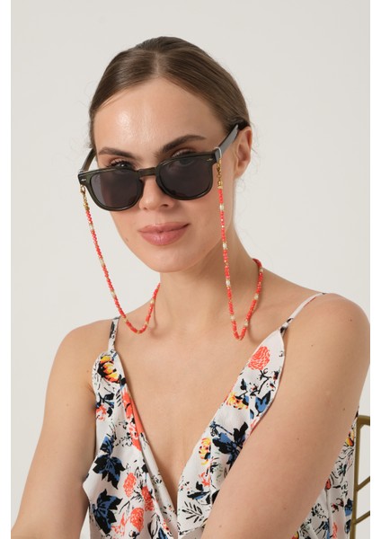 Inci ve Kristal Boncuklu Gözlük Ipi