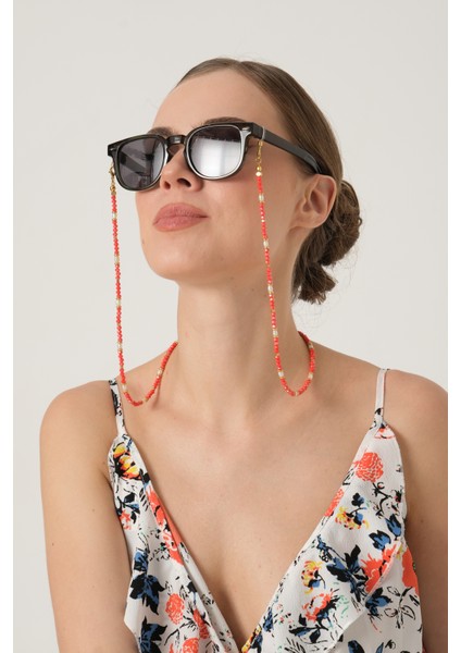 Inci ve Kristal Boncuklu Gözlük Ipi modelleri