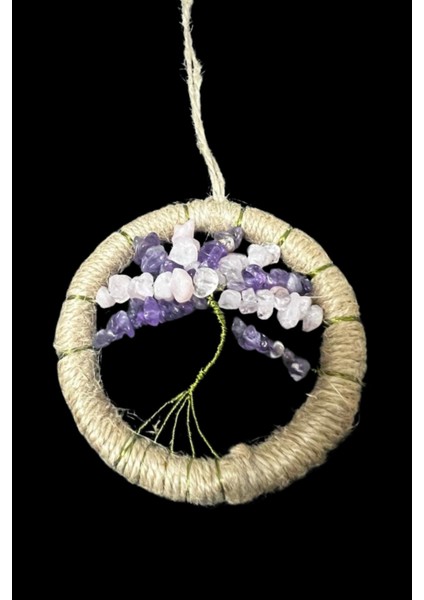 Sertifikalı Ametist Pembe Kuvars Doğal Taş El Yapımı Duvar Süsü & Araba Süsü & Kapı Süsü modelleri