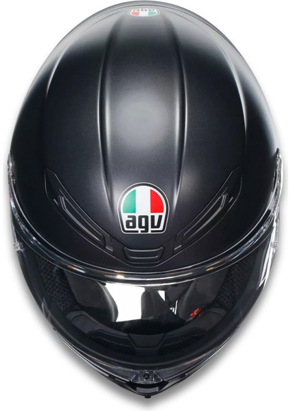 K6 S Mono Matt Black Kapalı Motosiklet Kaskı Xl