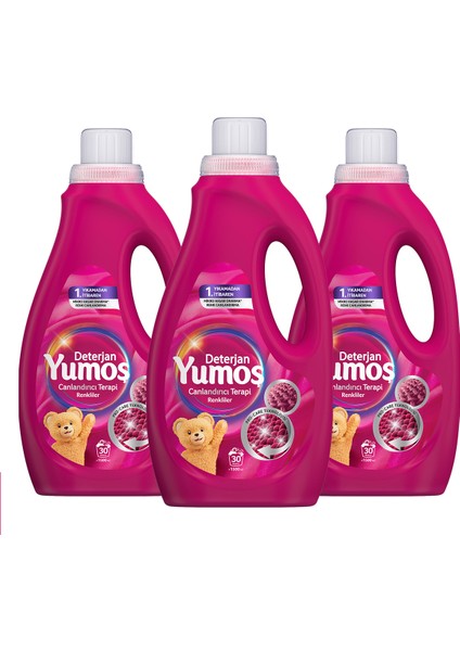 Sıvı Bakım Deterjanı Canlandırıcı Terapi Renkliler 30 Yıkama 1500ML X3 fiyatları