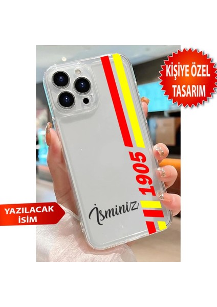 Iphone 11 Pro Max Uyumlu Kişiye Özel Isim Eklenebilir Desenli Şeffaf Silikon Kılıf