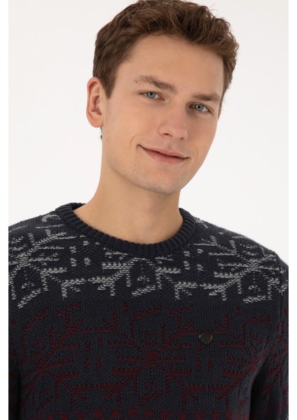 Erkek Açık Lacivert Kazak /triko 50308237-VR059 fiyatları