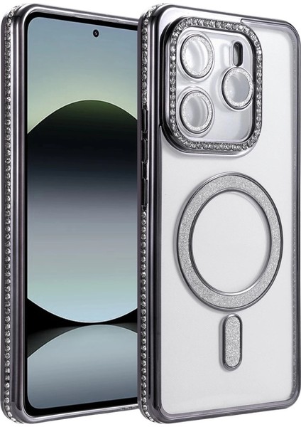 Xiaomi Redmi Note 14 4g Joke Simli Magneticsafe Kılıf - Siyah