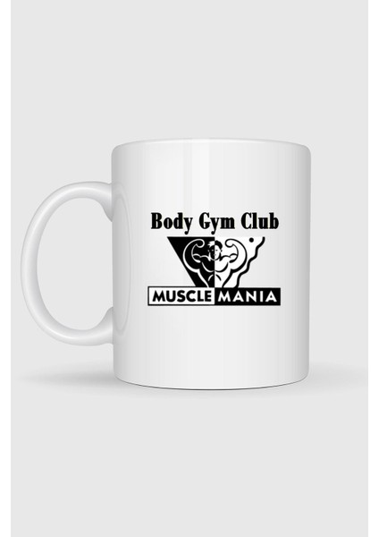 Body Gym Club Logo Fitness Baskılı Kupa Bardak fiyatları