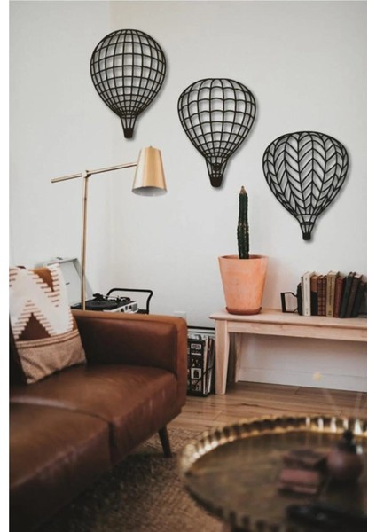 Duvar Dekorasyonu Mdf Uçan Balonlar 25X30CM Dekor Tablo