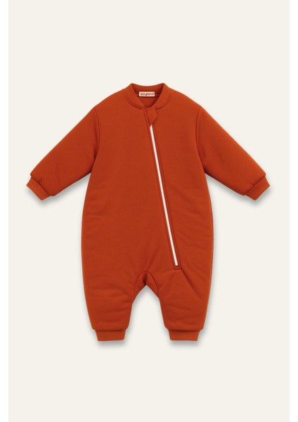 Unisex Çocuk Elyaf Dolgulu Uyku Tulumu - Kiremit fiyatları