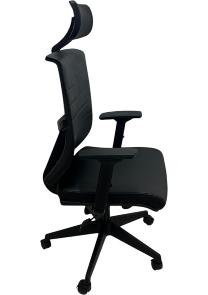 Fuksit Müdür Koltuğu Pro Black Leather modelleri