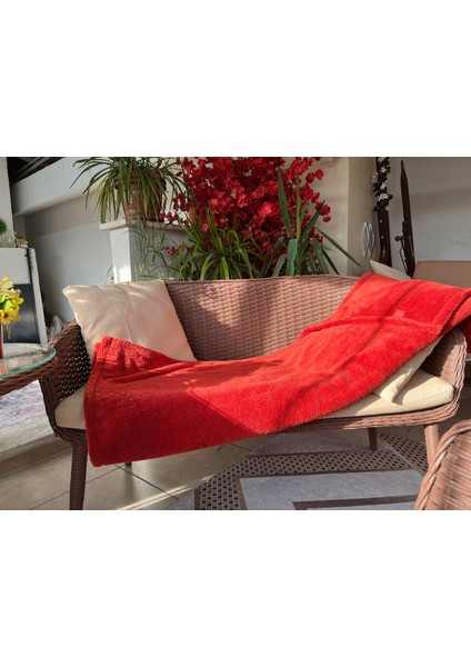 Wellsoft Tek Kişilik Battaniye |kiremit | 150X200 cm