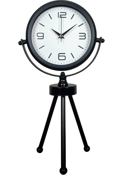 Zentime Siyah Zarif Üç Ayaklı Masa Saati fiyatları