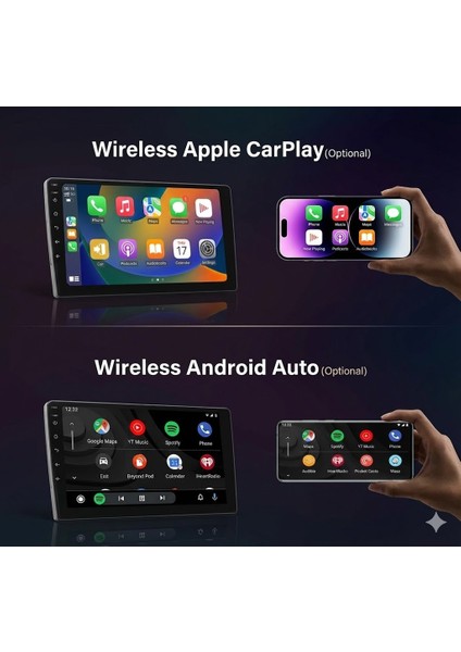 MYG-432 Serisi Volkswagen Passat B8 Carplay Android Auto Destekli Multimedya Oem Navigasyonlu Teyp modelleri