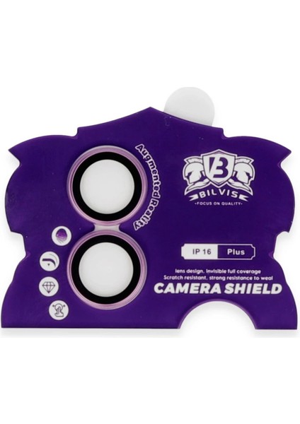 iPhone 16 Bilvis Titan Kamera Lens - Pembe fiyatları