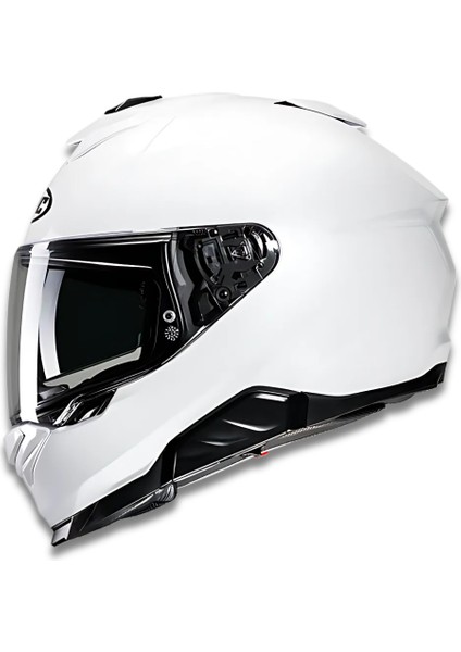 I71 Inci Beyazı Kapalı Motosiklet Kaskı - White Xl fiyatları