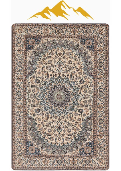 Klasik Desen Dijital Baskı Kaymaz Taban Halı H1100 modelleri