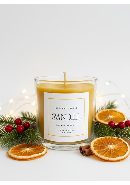 Candıll %100 Doğal Balmumu Mum – Parafin Içermez, Hava Temizleyici Negatif Iyon Etkili, Hipoalerjenik & Temiz Yanan Premium Cam Mum (Lavanta / Paçuli / Portakal Çiçeği) fiyatları
