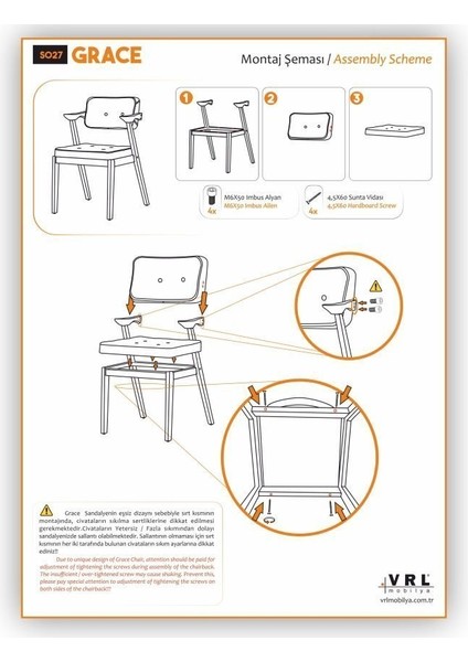 Grace Ahşap Mutfak Cafe Sandalyesi modelleri