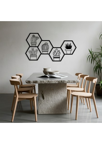 Hexaart Çiçek Bahçesi Temalı Ahşap Duvar Tablosu modelleri