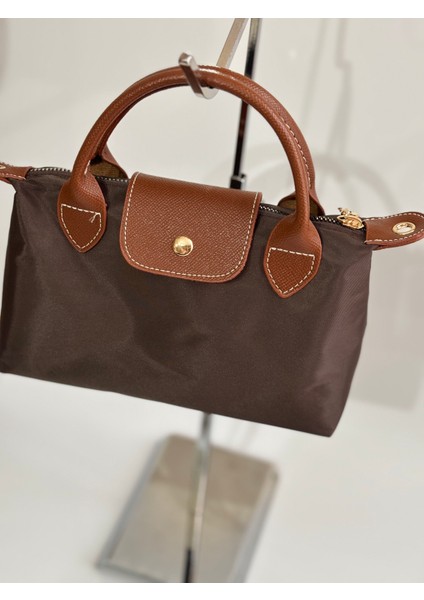 Kahve Paraşüt Kumaş Taba Saplı El ve Omuz Çantası indirimleri