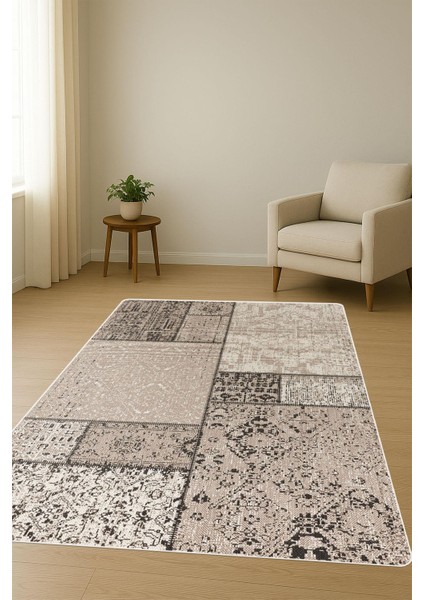 Etnik Desenli Dijital Baskı Kaymaz Taban Halı H1122 fiyatları