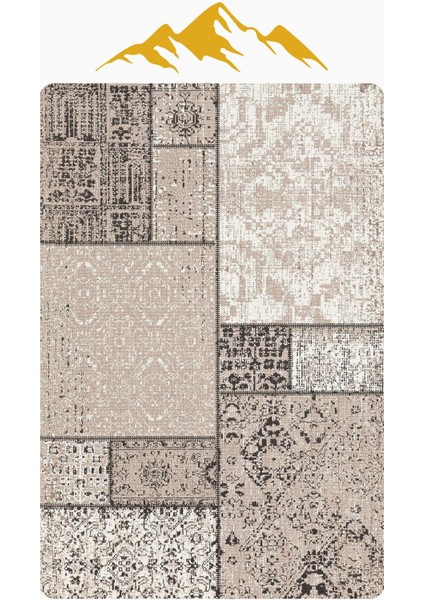 Etnik Desenli Dijital Baskı Kaymaz Taban Halı H1122 modelleri