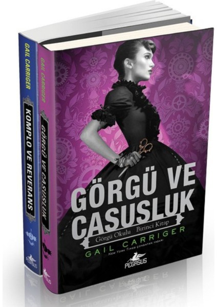 Görgü Okulu Serisi Seti (2 Kitap) – Görgü ve Casusluk & Komplo ve Reverans | Gail Carriger
