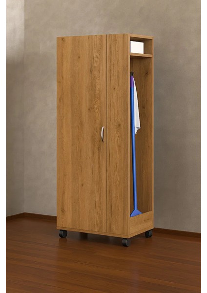 60 cm - Tarçın Paspas,süpürge-Temizlik Malzeme Dolabı- Çok Amaçlı Dolap Paspas- Banyo Dolabı
