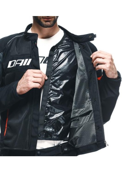 Air Frame 3 Black Red Fluo Tekstil Motosiklet Mont 58 indirimleri