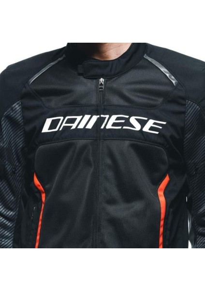 Air Frame 3 Black Red Fluo Tekstil Motosiklet Mont 58