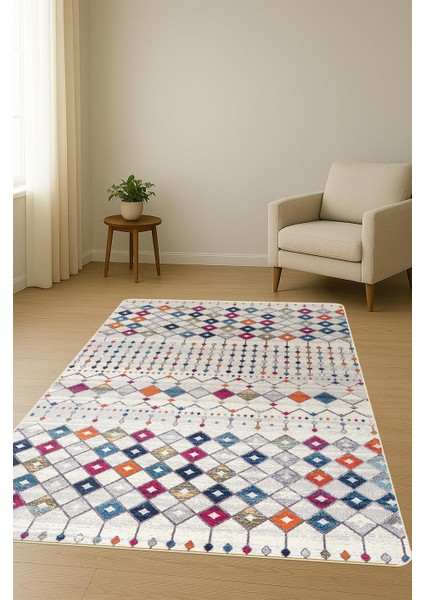 Etnik Desenli Dijital Baskı Kaymaz Taban Halı H1109 fiyatları