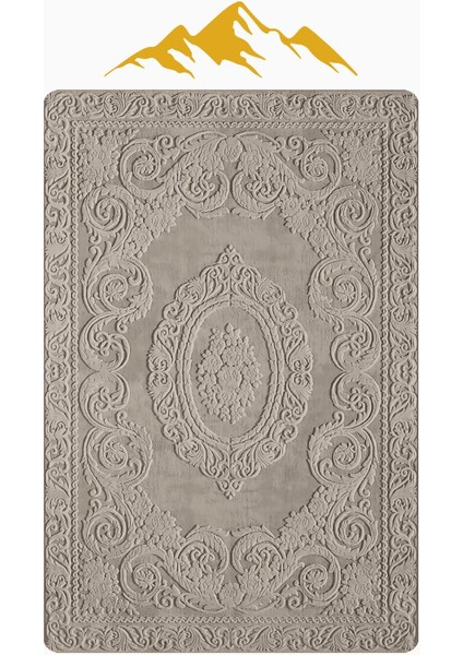 Klasik Desen Dijital Baskı Kaymaz Taban Halı H1105 modelleri