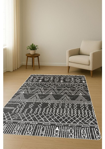 Parlak Parlak Kadife Kumaş Dijital Baskı Etnik Desenli Dot Kaymaz Tabanlı Halı Kumaş Dijital Baskı Dot Kaymaz Tabanlı Mutfak Halısı H0006 fiyatları