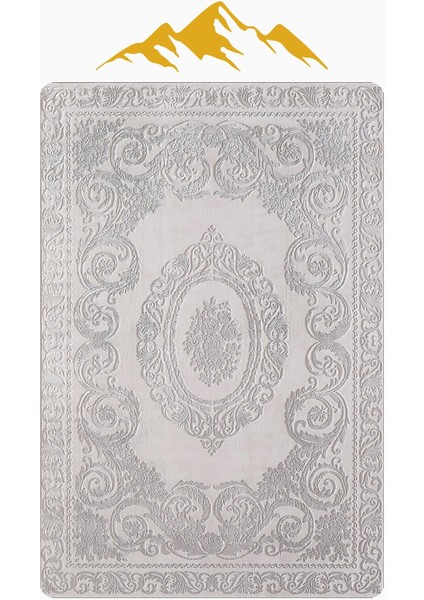 Klasik Desen Dijital Baskı Kaymaz Taban Halı H1106 modelleri